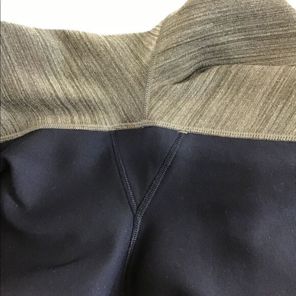 Nike Gray And Blue Dri-Fit Legendary Mid Rise Training Tights Size S - Picture 4 of 10